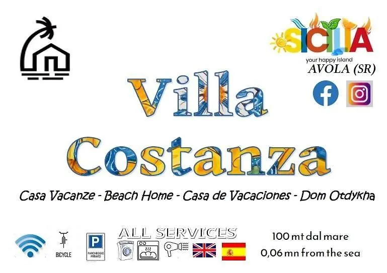 Villa Costanza Casa Vacanze Avola 0*,  Italy